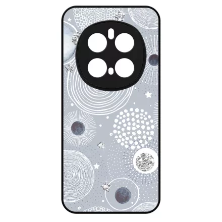 Gyönyörűséges Ezüstös téli mintás Honor Magic 7 Pro tok