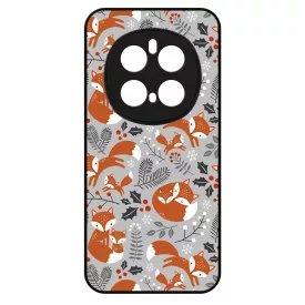 Szépséges téli róka mintás Honor Magic 7 Pro tok