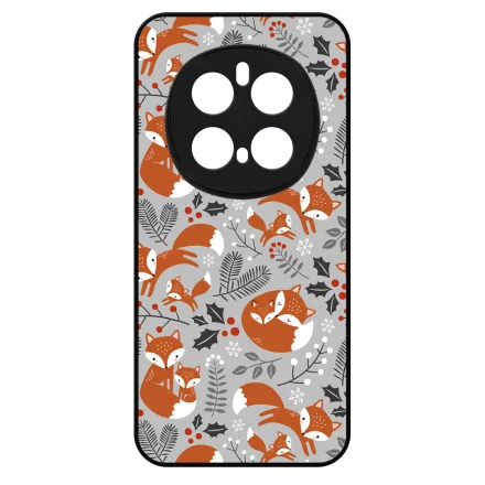 Szépséges téli róka mintás Honor Magic 7 Pro tok