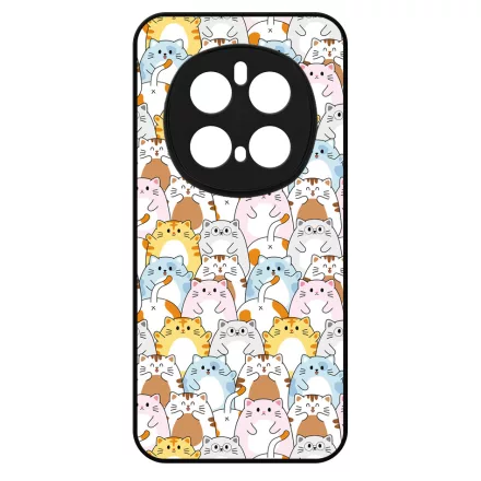 Tündéri Kawaii cica mintás Honor Magic 7 Pro tok