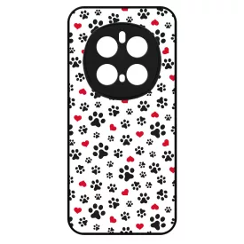 Szívecskés kutya mancs mintás Honor Magic 7 Pro tok