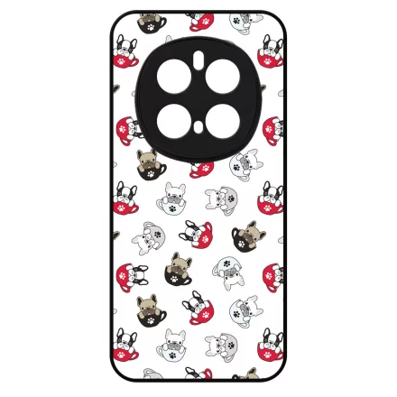 Cuki kávé és kutya mintás Honor Magic 7 Pro tok