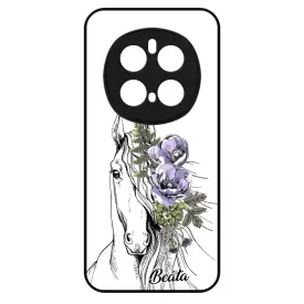 Rajzolt virágos lovas Honor Magic 7 Pro tok