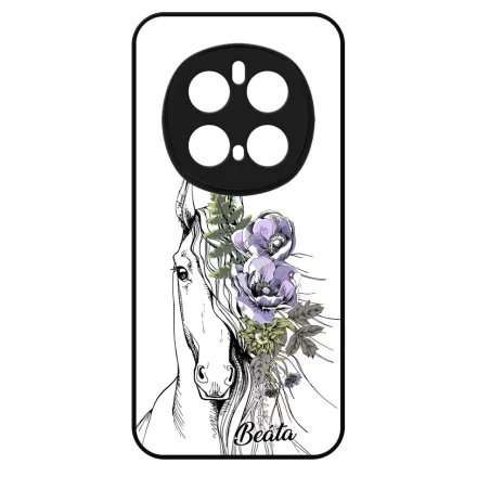 Rajzolt virágos lovas Honor Magic 7 Pro tok