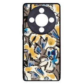 Művészi kék virágzás Honor Magic 8 Lite tok