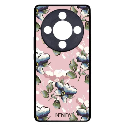 Rózsaszín tavaszi virágok Honor Magic 8 Lite tok