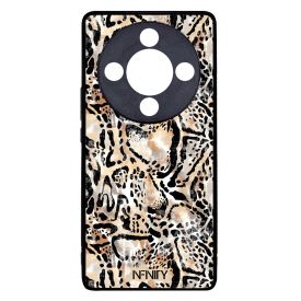 Különleges leopárd mintás Honor Magic 8 Lite tok