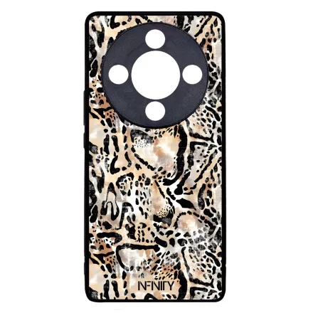 Különleges leopárd mintás Honor Magic 8 Lite tok