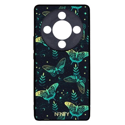 Türkiz mágikus lepkék Honor Magic 8 Lite tok