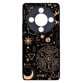 Aranyló ezoterikus szimbólumok Honor Magic 8 Lite tok