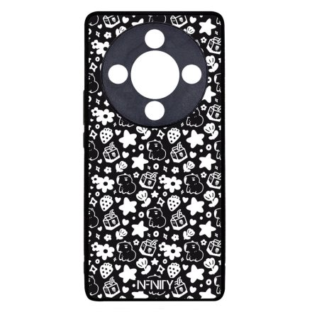 Fekete fehér capybara Honor Magic 8 Lite tok