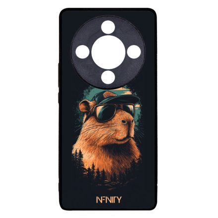 Laza Napszemüveges capybara Honor Magic 8 Lite tok