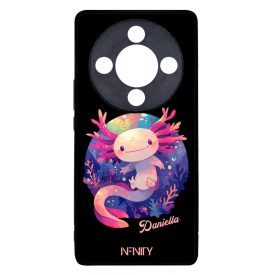 Névvel kérhető - Cuki pink kawaii Axolotl Honor Magic 8 Lite tok