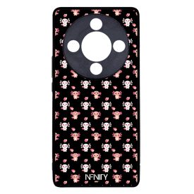 Cuki szivecskés Axolotl Honor Magic 8 Lite tok