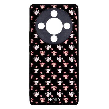 Cuki szivecskés Axolotl Honor Magic 8 Lite tok