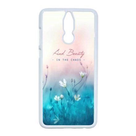 virágos tavaszi art Huawei Mate 10 Lite fekete tok