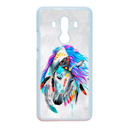 lovas indián ló art művészi native Huawei Mate 10 Pro fehér tok