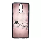 csajos lila infinity infinitis végtelen Huawei Mate 10 Lite fekete tok