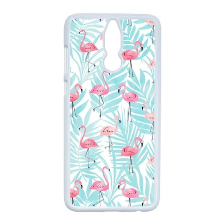 Flamingo Pálmafa nyár Huawei Mate 10 Lite fehér tok