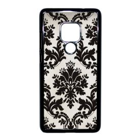 vintage fekete fehér Huawei Mate 20 fekete tok