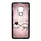 csajos lila infinity infinitis végtelen Huawei Mate 20 fekete tok
