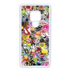 stickerbomb matricabomba Huawei Mate 20 fekete tok