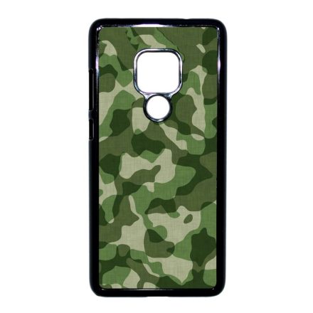 terepszin camouflage kamuflázs Huawei Mate 20 fekete tok