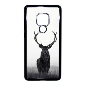 szarvas szarvasos agancs őszi fehér Huawei Mate 20 fekete tok