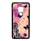 pillangós lepkés pitypang tavaszi Huawei Mate 20 fehér tok