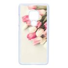 virágos tulipános tavaszi Huawei Mate 20 fehér tok