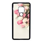 virágos tulipános tavaszi Huawei Mate 20 fehér tok