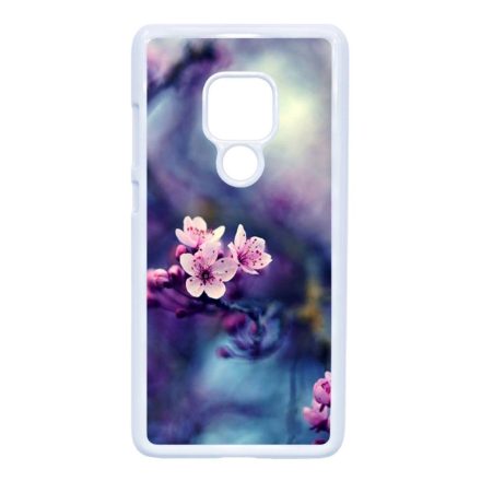tavasz virágos cseresznyefa virág Huawei Mate 20 fehér tok