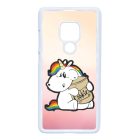 unicorn unikornis fantasy csajos Huawei Mate 20 fehér tok