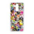 stickerbomb matricabomba Huawei Mate 20 Lite fekete tok