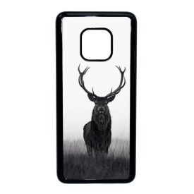 szarvas szarvasos agancs őszi fehér Huawei Mate 20 Pro fekete tok