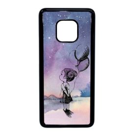 lufis kislány csajos galaxis galaxy Huawei Mate 20 Pro fekete tok