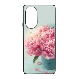 virágos tavaszi vintage rózsaszín rózsás Huawei Nova 9 tok