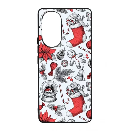 téli karácsonyi mintás textúra Huawei Nova 9 tok