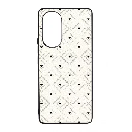 Elegáns szívecskés - CREAM - szives csajos Huawei Nova 9 tok