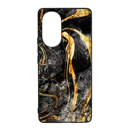 Luxury Golden Black marvanyos marvany mintas Huawei Nova 9 tok
