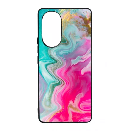 Pink gold Mixed Inks arany mintas marvanyos Huawei Nova 9 tok