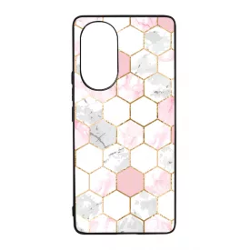 Geometric Rose Gold marvanyos marvany mintas Huawei Nova 9 tok