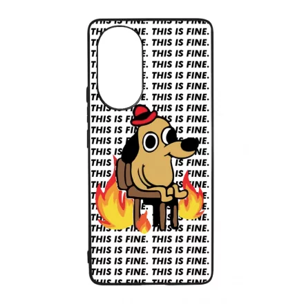 This is fine DOG kutyas meme Huawei Nova 9 tok