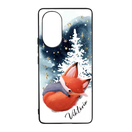 Tündéri róka - Téli mintás Huawei Nova 9 tok