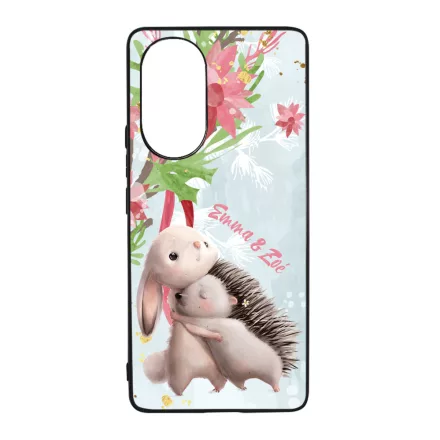 Nyuszi és Süni - Téli mintás Huawei Nova 9 tok