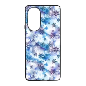 Téli Szépséges Hópihe mintás Huawei Nova 9 tok