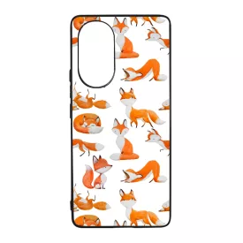 Rajzolt Róka mintás Huawei Nova 9 tok