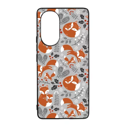 Szépséges téli róka mintás Huawei Nova 9 tok