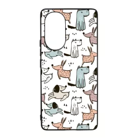 Tündéri rajzolt kutya mintás Huawei Nova 9 tok