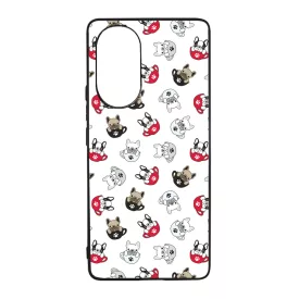 Cuki kávé és kutya mintás Huawei Nova 9 tok